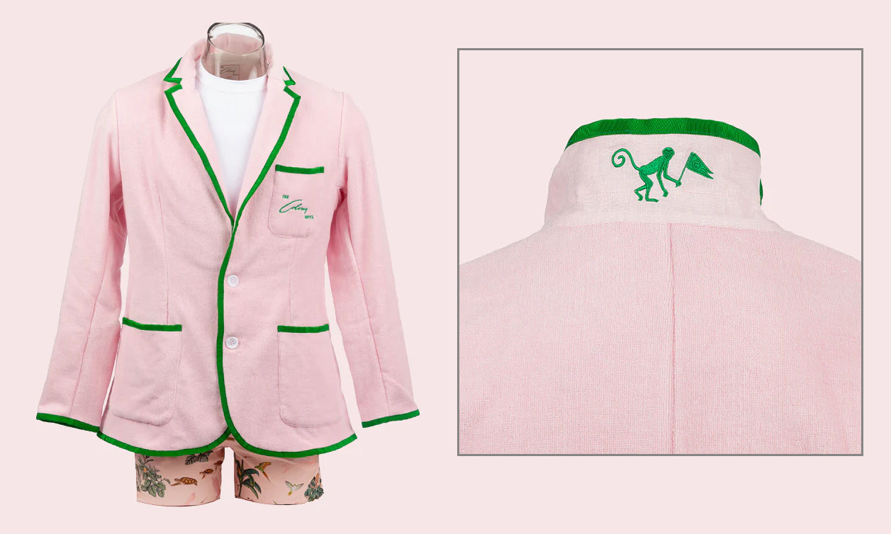 The Colony Hotel x BASK Men's Toweling Blazer